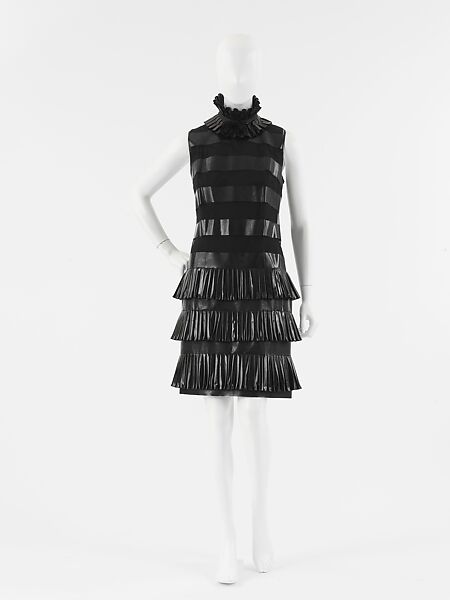 A Chanel little black dress from the 1987 Chanel collection